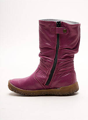Botine/ghete branț detașabil vârf rotund violet NOËL fată