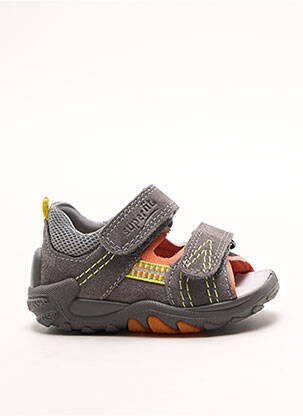 Sandale/Pantofi decupați gri SUPERFIT băiat