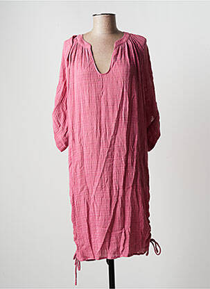 Rochie de plajă mâneci 3/4 roz SEAFOLLY femeie