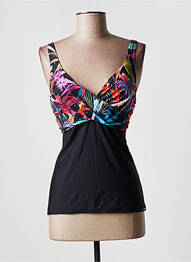Top de baie imprimeu tie and dye negru MOONTIDE femeie