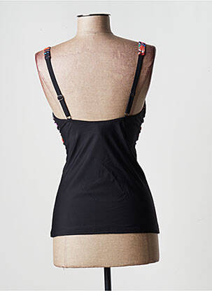 Top de baie imprimeu tie and dye negru MOONTIDE femeie