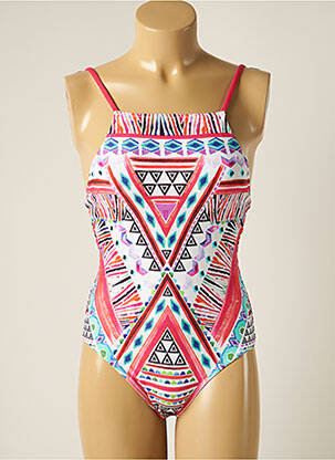 Costum de baie dintr-o singură piesă roșu BORABORA femeie