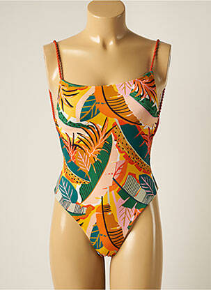 Costum de baie dintr-o singură piesă elasticitate top sutien modelat portocalie RIO DE SOL femeie