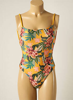 Costum de baie dintr-o singură piesă elasticitate top sutien modelat galben RIO DE SOL femeie