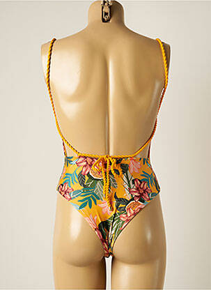 Costum de baie dintr-o singură piesă elasticitate top sutien modelat galben RIO DE SOL femeie