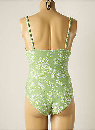 Costum de baie dintr-o singură piesă bretele elastice detașabile sutien cu susținere înaltă și burete detașabil verde SEAFOLLY femeie