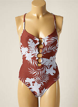 Costum de baie dintr-o singură piesă maro SEAFOLLY femeie