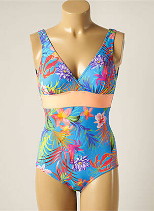 Costum de baie dintr-o singură piesă albastru SUN PLAYA femeie