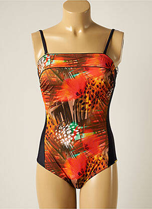 Costum de baie dintr-o singură piesă bretele elastice detașabile top bentiță negru MISS CARAÏBES femme