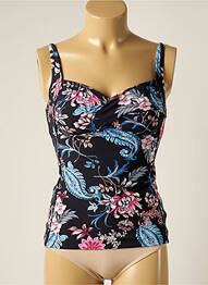 Top de baie bretele elastice detașabile negru SEAFOLLY femme