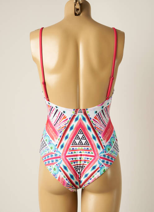 Costum de baie dintr-o singură piesă roșu BORABORA femeie