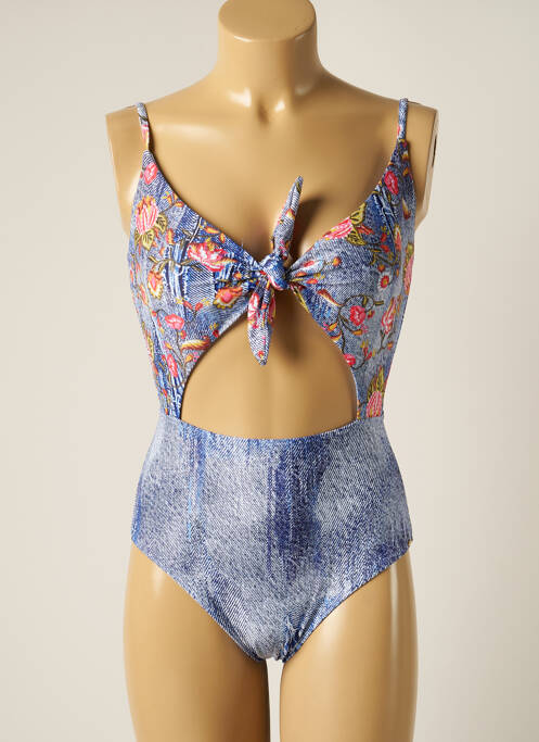 Costum de baie dintr-o singură piesă albastru PIHA femeie