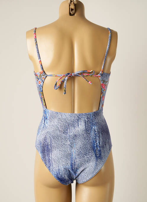 Costum de baie dintr-o singură piesă albastru PIHA femeie