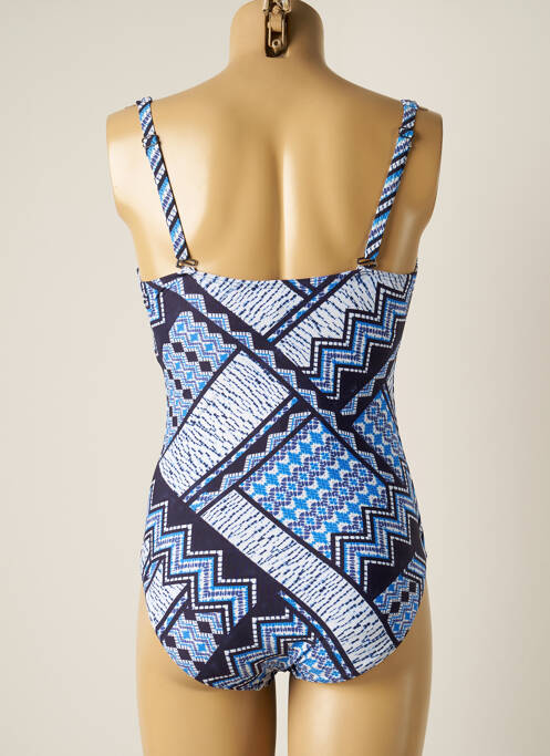 Costum de baie dintr-o singură piesă albastru MOONTIDE femeie