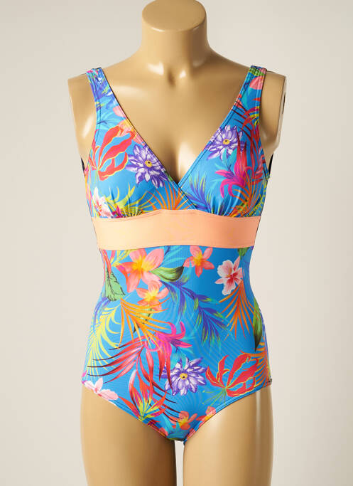 Costum de baie dintr-o singură piesă albastru SUN PLAYA femeie