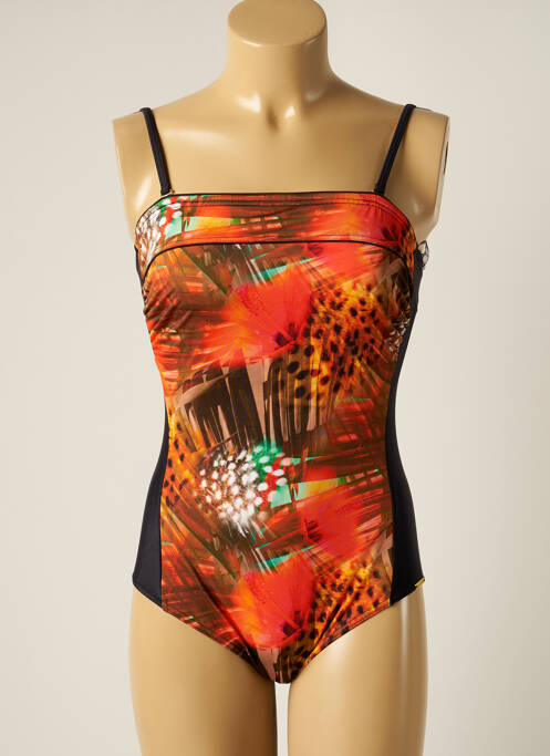 Costum de baie dintr-o singură piesă negru MISS CARAÏBES femeie