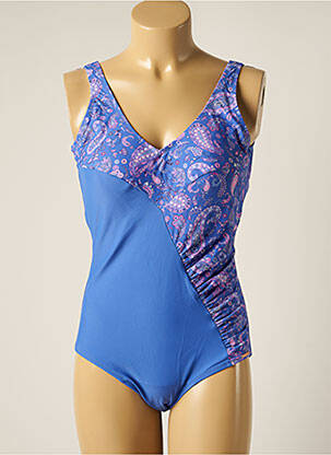 Costum de baie dintr-o singură piesă elasticitate top sutien modelat albastru YSABEL MORA femeie