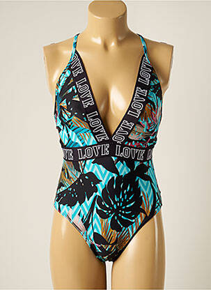 Costum de baie dintr-o singură piesă albastru OLYMPIA femeie