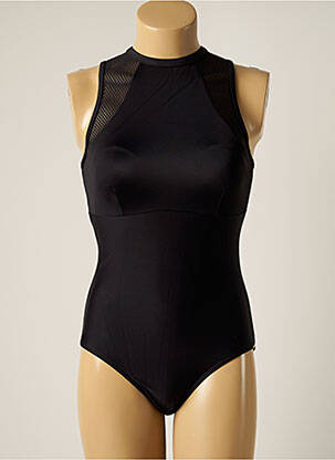 Costum de baie dintr-o singură piesă elasticitate top sutien modelat negru PIHA femeie