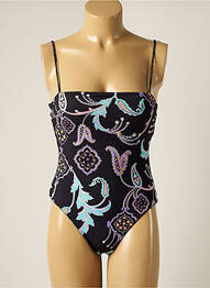 Costum de baie dintr-o singură piesă imprimeu fantezie top sutien modelat negru SEAFOLLY femme