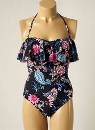 Costum de baie dintr-o singură piesă bretele elastice detașabile top bentiță negru SEAFOLLY femme