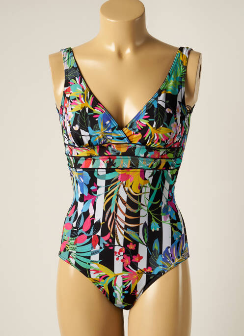 Costum de baie dintr-o singură piesă negru MISS CARAÏBES femeie