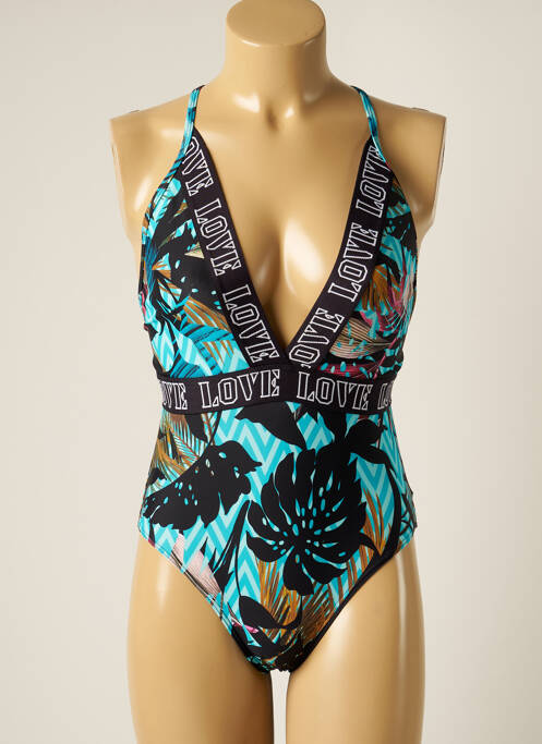 Costum de baie dintr-o singură piesă albastru OLYMPIA femeie