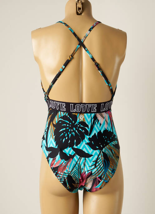 Costum de baie dintr-o singură piesă albastru OLYMPIA femeie