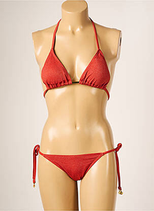 Costum de baie din două piese maro LAGON BLEU femeie