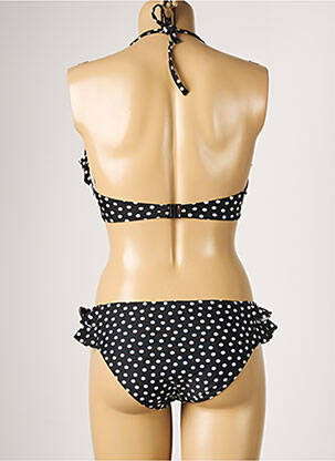 Costum de baie din două piese elasticitate top sutien push-up negru BRIGITTE BARDOT femeie