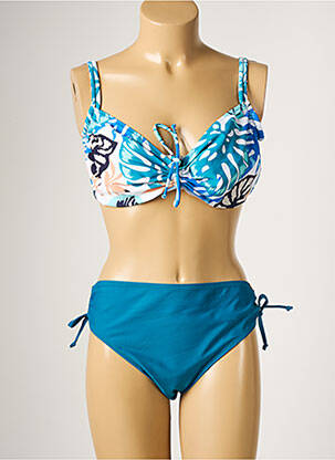 Costum de baie din două piese albastru YSABEL MORA femeie