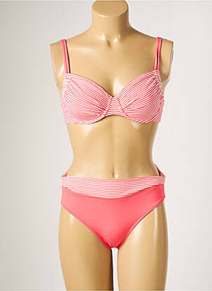 Costum de baie din două piese roz BORABORA femeie