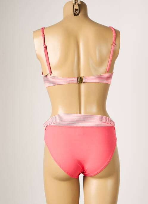 Costum de baie din două piese roz BORABORA femeie