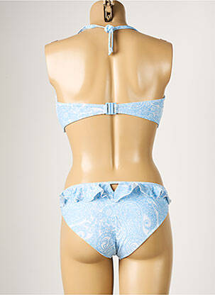 Costum de baie din două piese elasticitate top sutien modelat albastru YSABEL MORA femeie