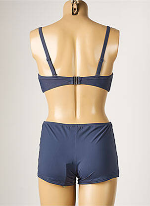 Costum de baie din două piese elasticitate top sutien modelat albastru MOONTIDE femeie