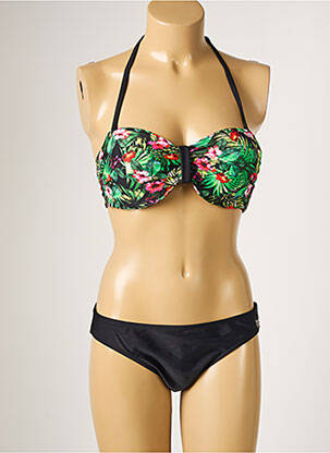 Costum de baie din două piese negru PLATJA femeie