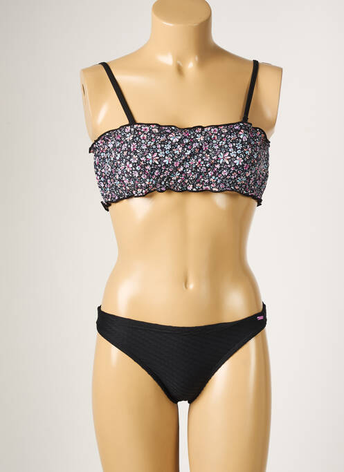 Costum de baie din două piese negru PROTEST fată