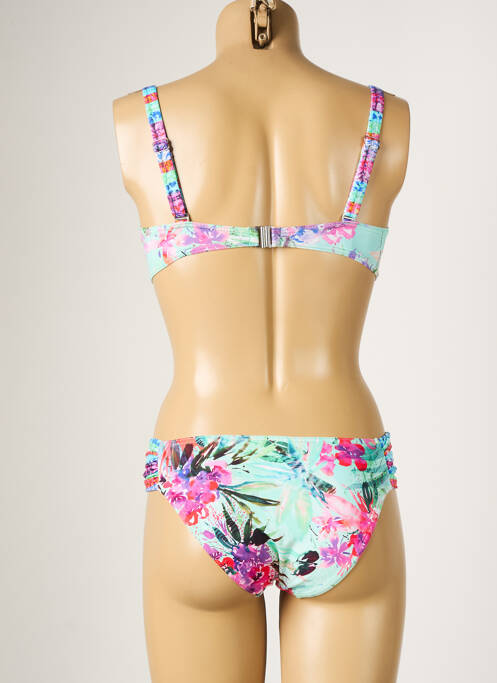 Costum de baie din două piese verde LPB femeie