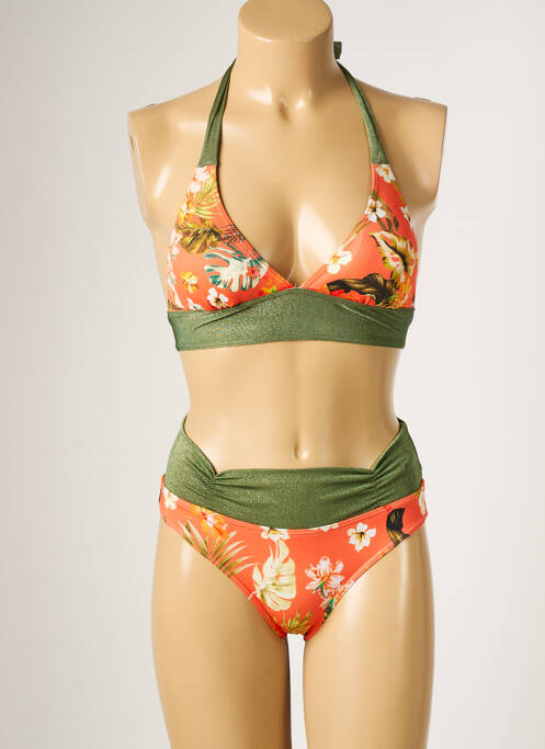 Costum de baie din două piese portocaliu LPB femeie