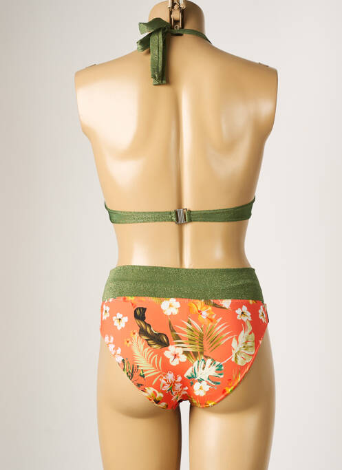 Costum de baie din două piese portocaliu LPB femeie