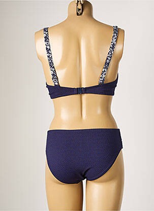 Costum de baie din două piese elasticitate top sutien modelat albastru YSABEL MORA femeie
