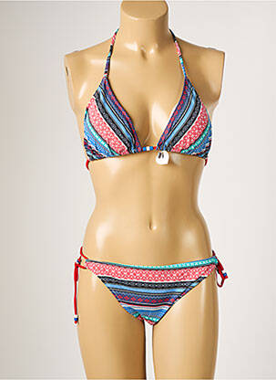 Costum de baie din două piese albastru BORABORA femeie