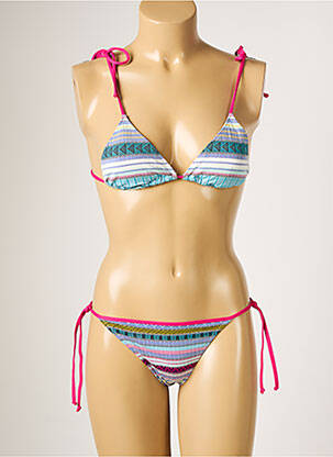 Costum de baie din două piese albastru BORABORA femeie