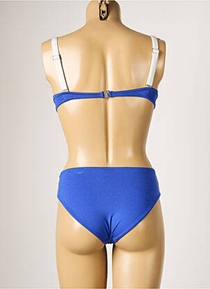 Costum de baie din două piese elasticitate top sutien modelat albastru SUN PLAYA femeie