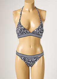 Costum de baie din două piese elasticitate top triunghiuri albastru YSABEL MORA femme