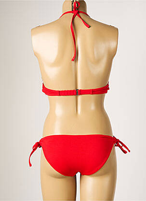 Costum de baie din două piese elasticitate top bentiță roșu DAG ADOM femeie