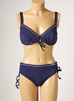 Costum de baie din două piese albastru YSABEL MORA femeie