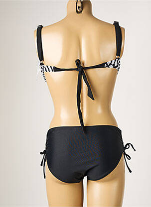 Costum de baie din două piese elasticitate top sutien modelat negru DAG ADOM femeie