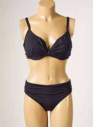 Costum de baie din două piese elasticitate top sutien modelat negru MOONTIDE femme