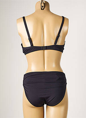 Costum de baie din două piese elasticitate top sutien modelat negru MOONTIDE femeie